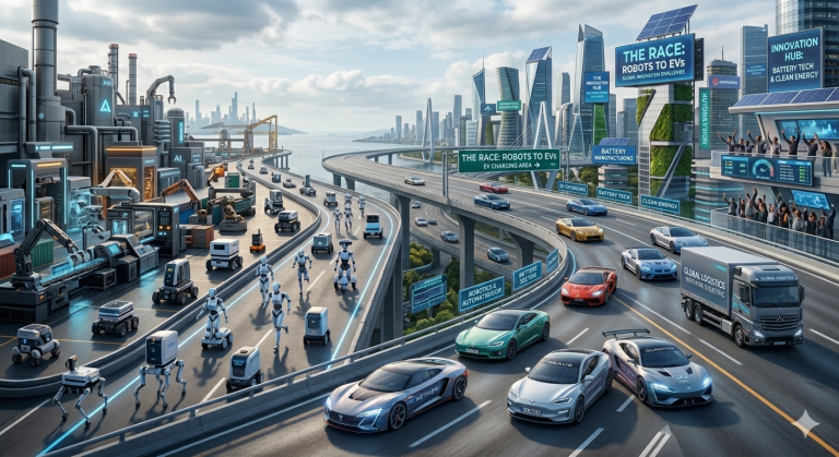 The race: From robots to EVs