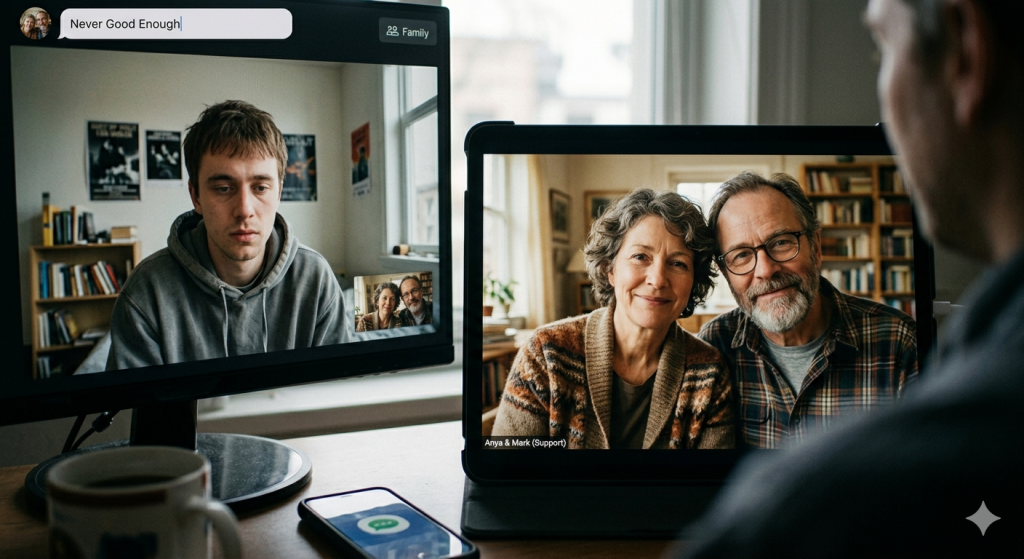 Vincent's parents 'never say he's good enough' - so he turned to a middle-aged couple online