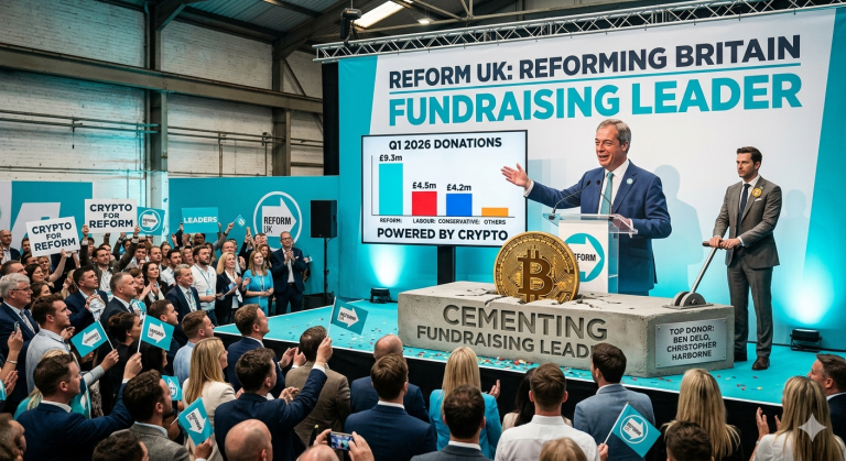 Crypto billionaires help Reform cement fundraising lead