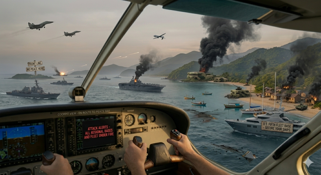 Iran Claims Attacks on U.S. Fifth Fleet and Regional Bases