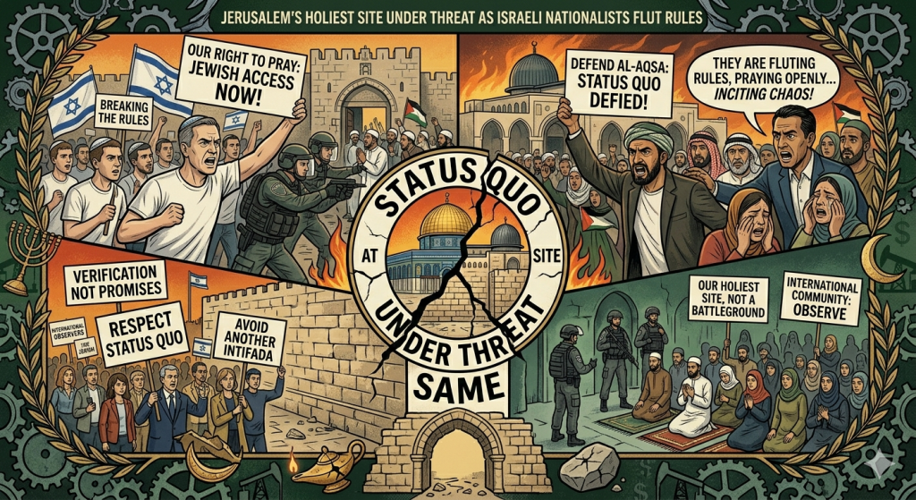 Status quo at Jerusalem's holiest site under threat as Israeli nationalists flout rules